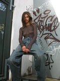 Jeans - Nmhazal Hw Barrel Jeans Vi586Mb Noos van noisy may