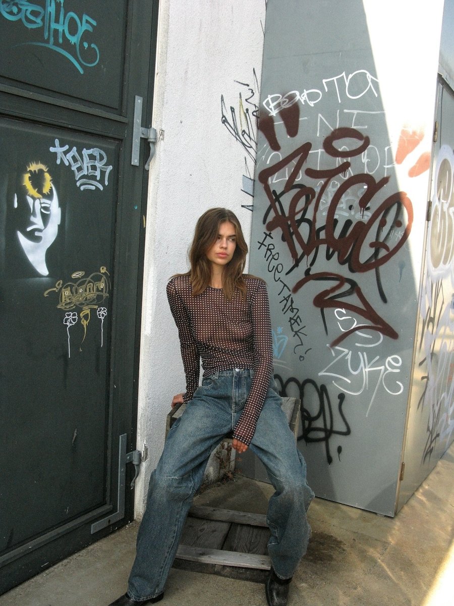 Jeans - Nmhazal Hw Barrel Jeans Vi586Mb Noos van noisy may