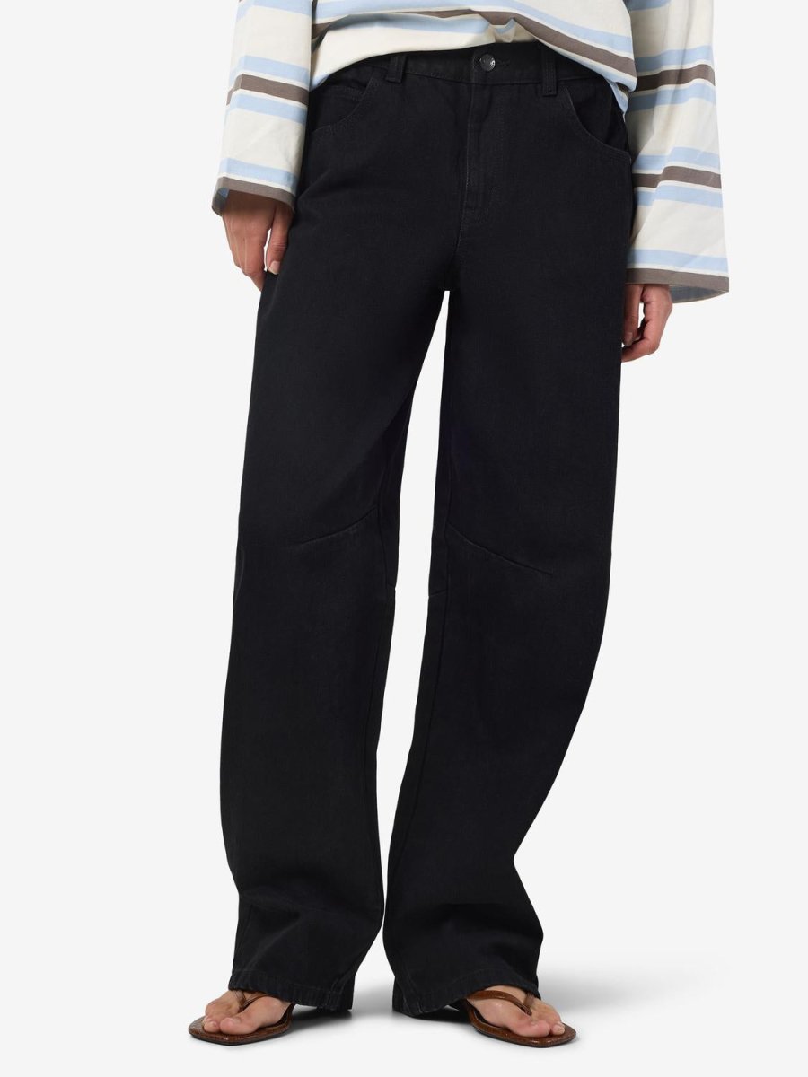 Nmhazal Hw Barrel Jeans Vi606Bl Noos van noisy may – Jeans voor dames | Meisjes Brugge