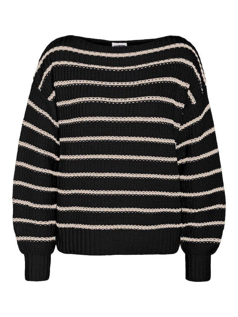 Pulls Nmlima L/S Boat Neck Knit van noisy may