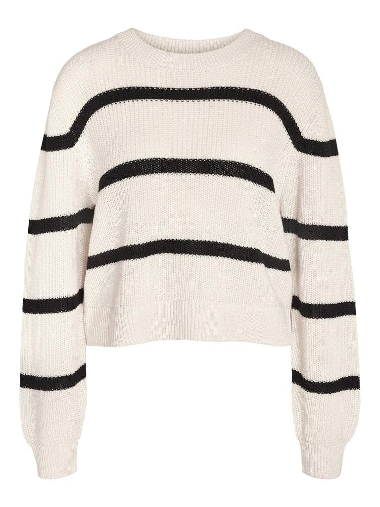 Nmmaysa L/S Stripe O-Neck Knit Noos van noisy may – Pulls voor dames | Meisjes Brugge