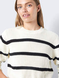 Nmmaysa L/S Stripe O - Neck Knit Noos - koop Pulls van noisy may bij Meisjes Brugge