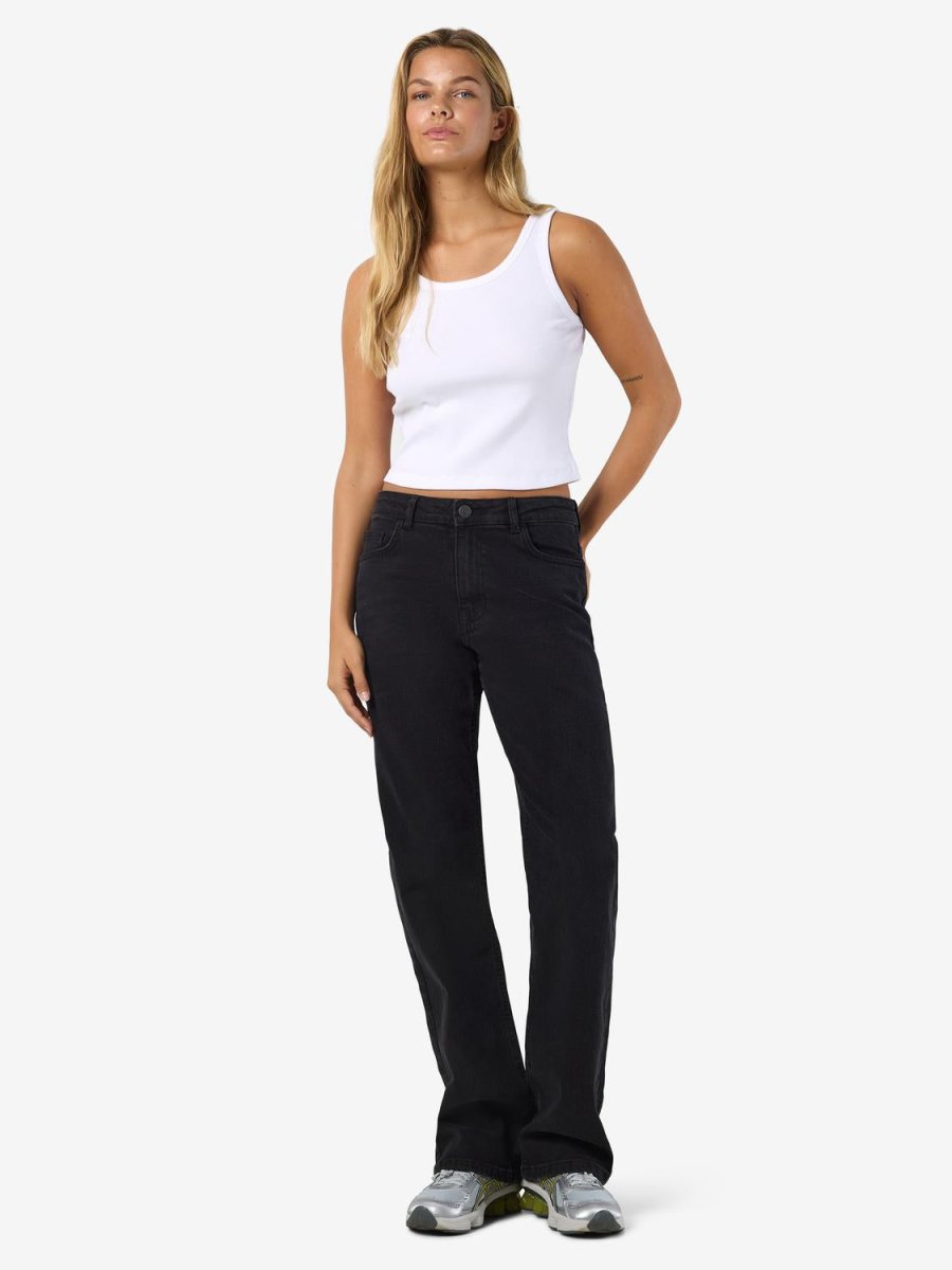 Nmmonica Hw Straight Jean Black Noos van noisy may – Jeans voor dames | Meisjes Brugge