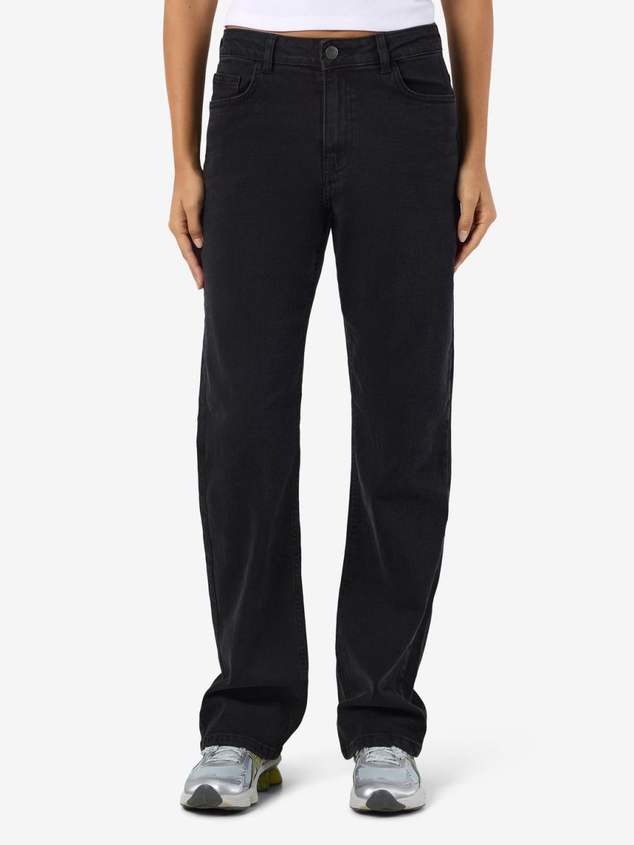 Nmmonica Hw Straight Jean Black Noos van noisy may – Jeans voor dames | Meisjes Brugge