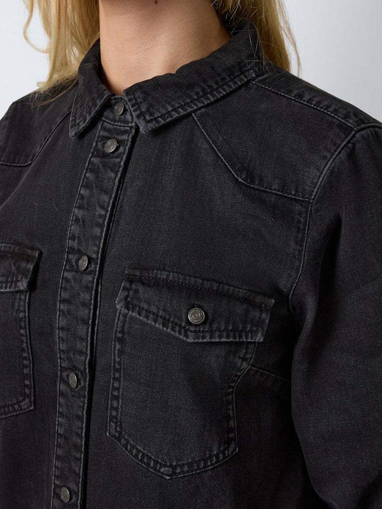 Nmnew Signe L/S Denim Dress Vi001Bl van noisy may – Jurken voor dames | Meisjes Brugge