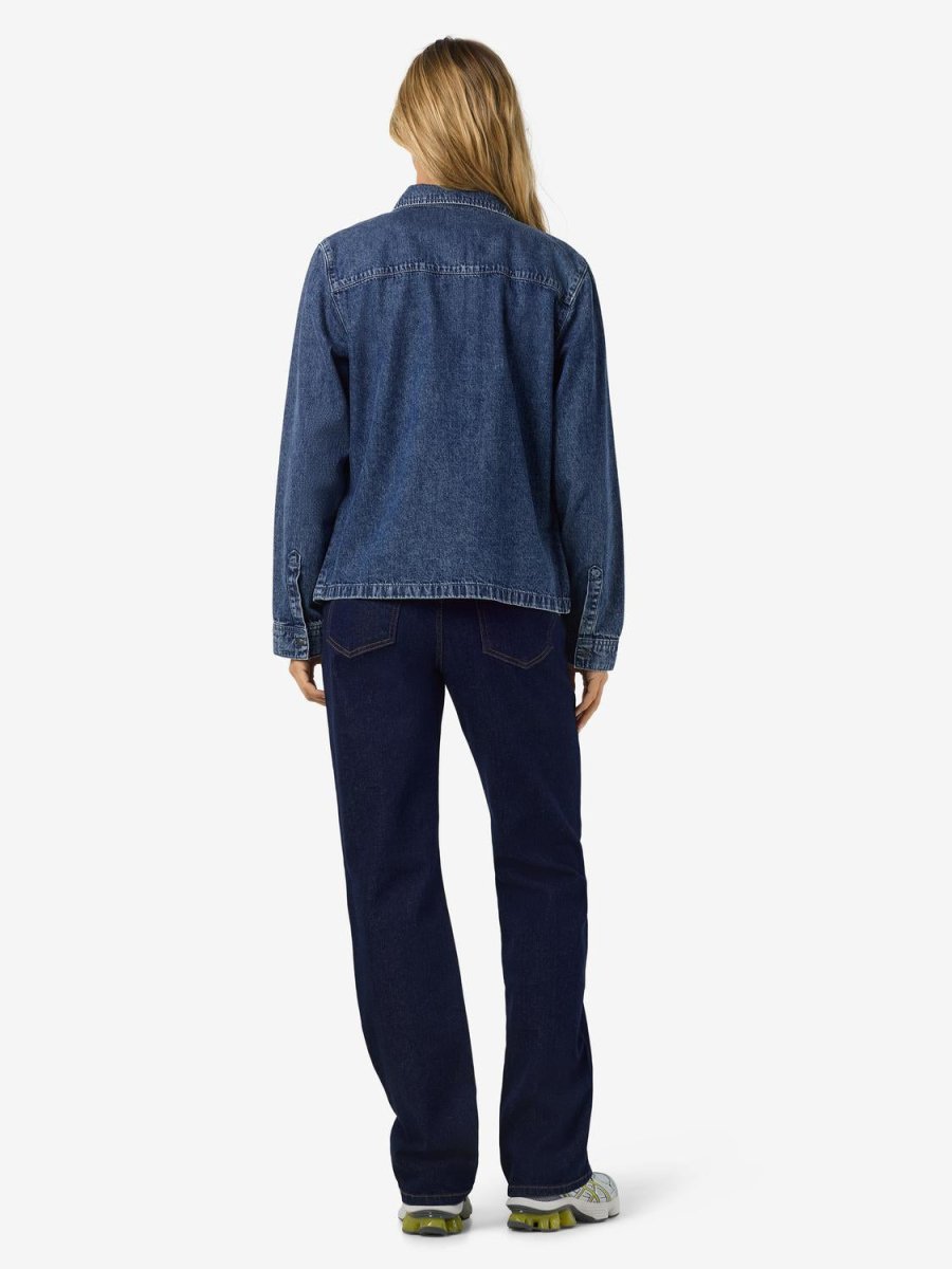 Nmnew Signe L/S Denim Shirt Vi002Mb Noos van noisy may – Shirts voor dames | Meisjes Brugge