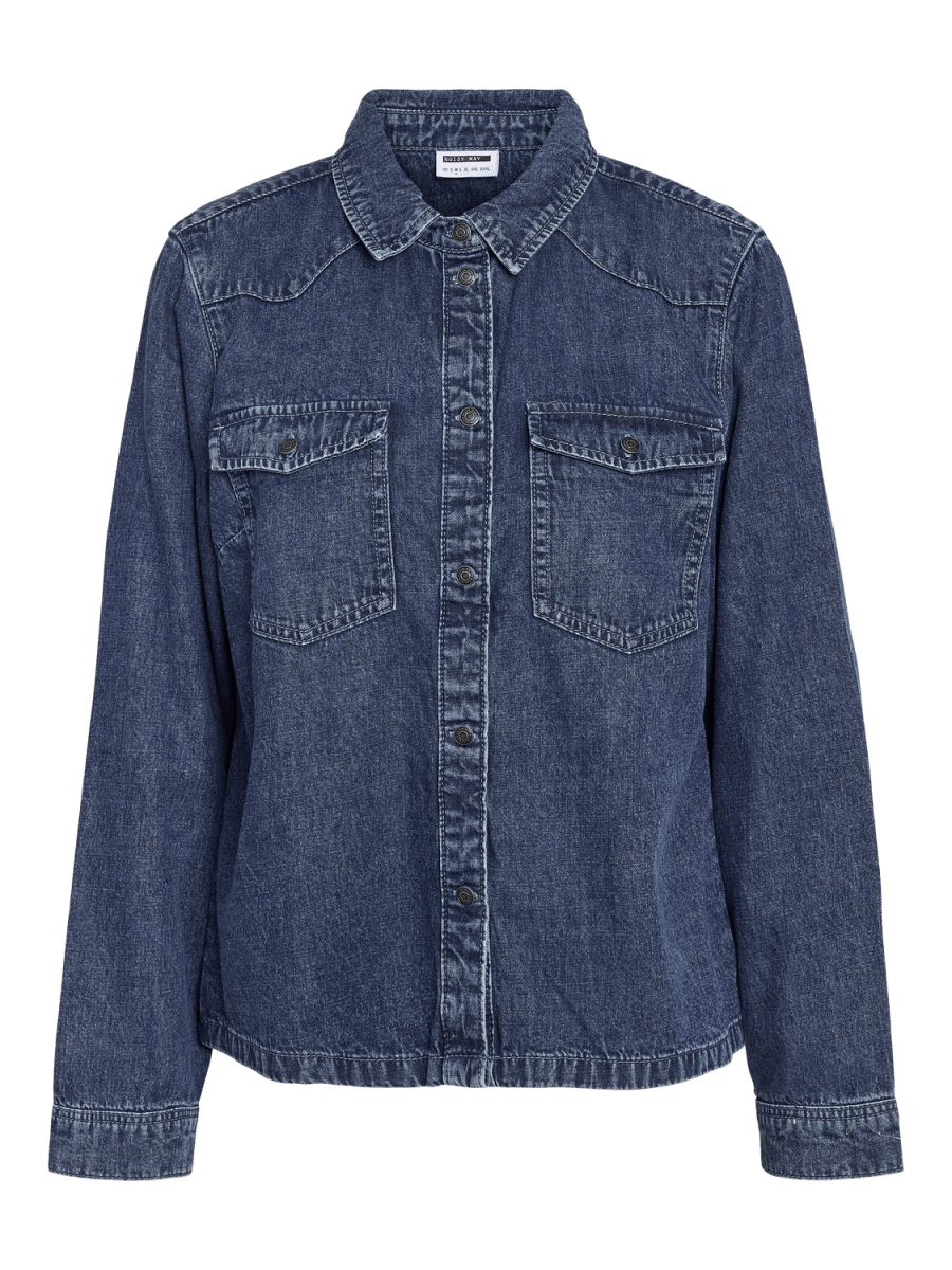 Nmnew Signe L/S Denim Shirt Vi002Mb Noos van noisy may – Shirts voor dames | Meisjes Brugge