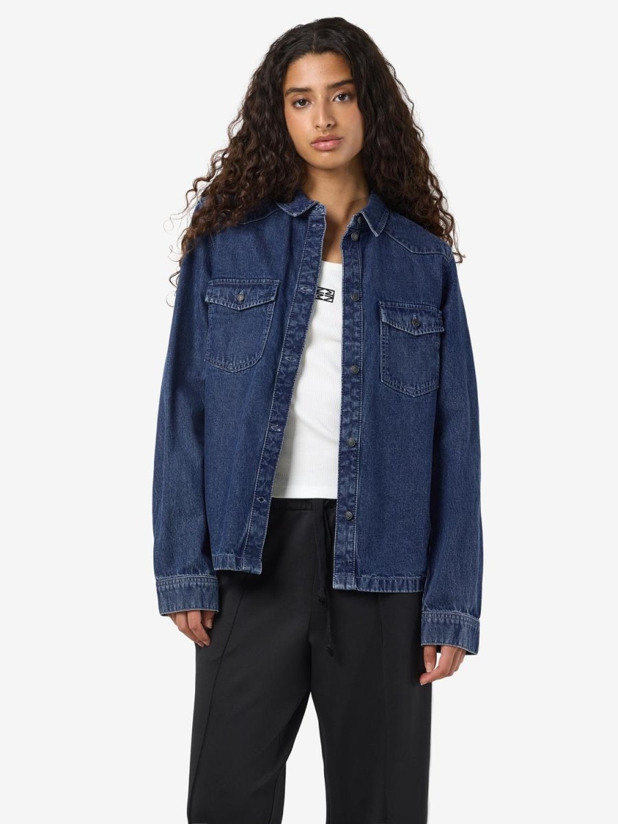 Nmnew Signe L/S Denim Shirt Vi002Mb Noos van noisy may – Shirts voor dames | Meisjes Brugge