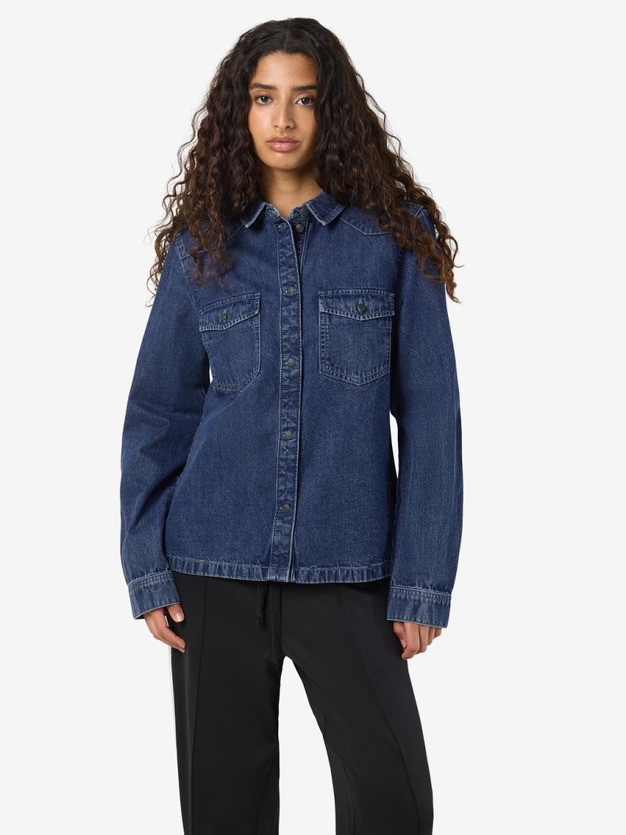 Nmnew Signe L/S Denim Shirt Vi002Mb Noos van noisy may – Shirts voor dames | Meisjes Brugge