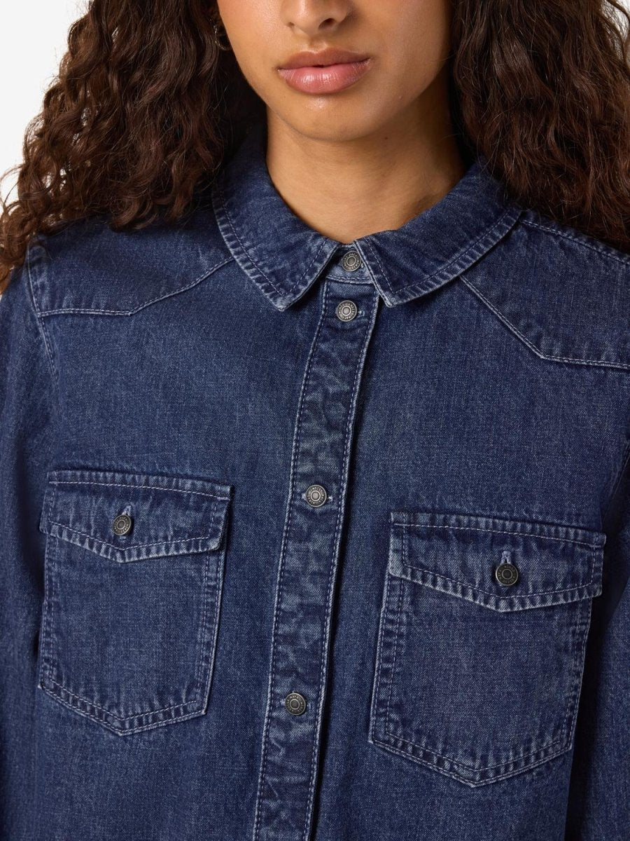 Nmnew Signe L/S Denim Shirt Vi002Mb Noos van noisy may – Shirts voor dames | Meisjes Brugge