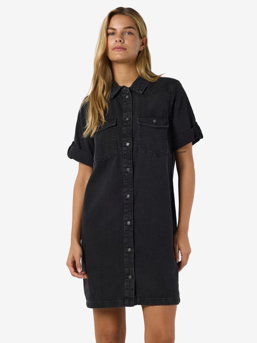 Nmnew Signe S/S Denim Dress Noos van noisy may – Jurken voor dames | Meisjes Brugge