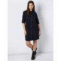 Black WASHED Jurken - Nmnew Signe S/S Denim Dress Noos van noisy may