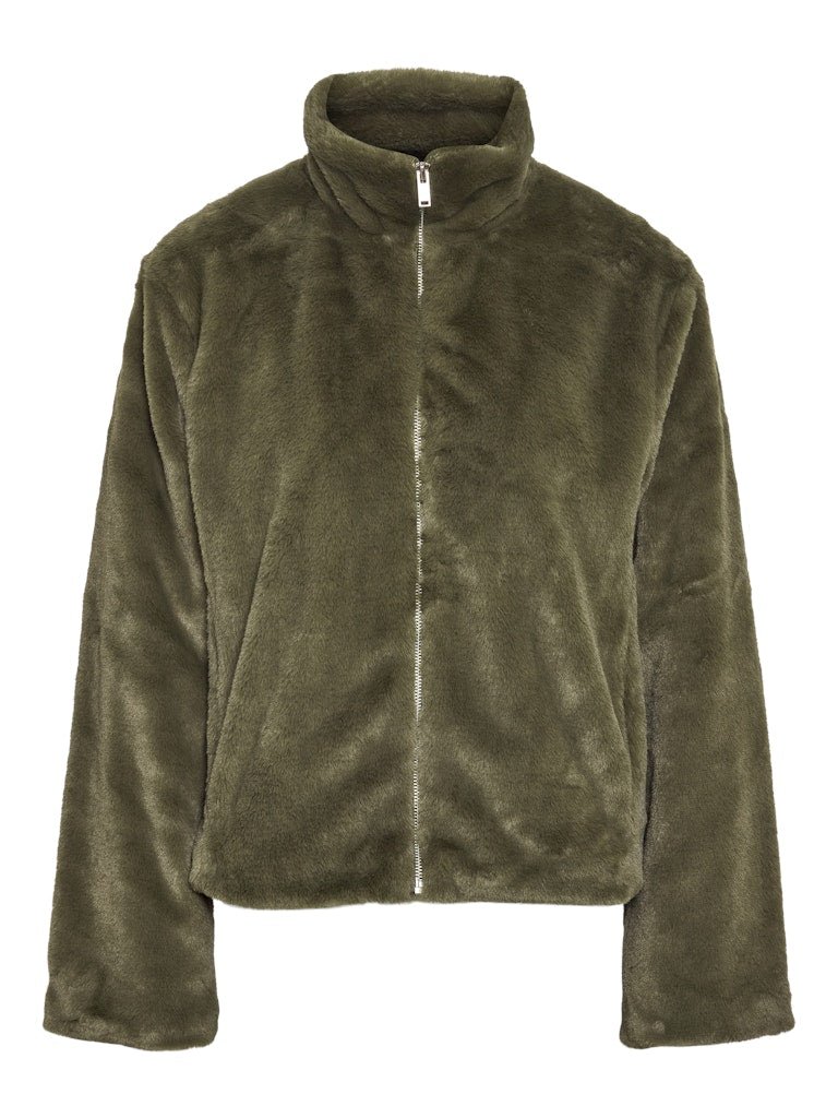 Nmseoul Fur Jacket - koop Jassen van noisy may bij Meisjes Brugge