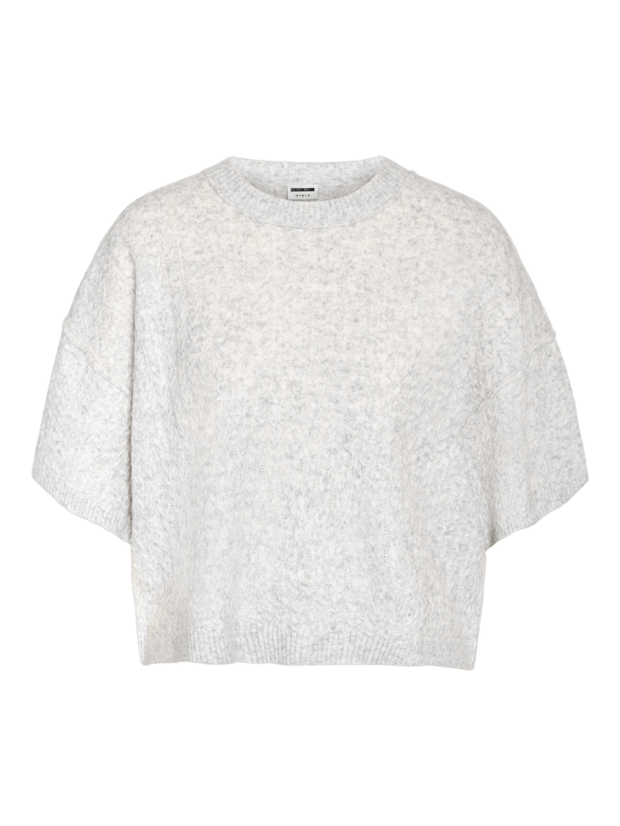 Nmsmilla S/S Cable Knit Top Noos van noisy may – Pulls voor dames | Meisjes Brugge