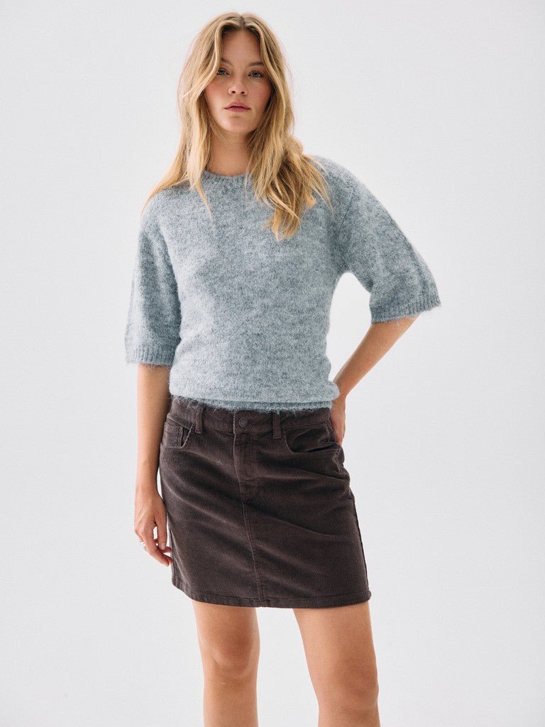 Nmsutton S/S O-Neck Knit Noos van noisy may – Pulls voor dames | Meisjes Brugge