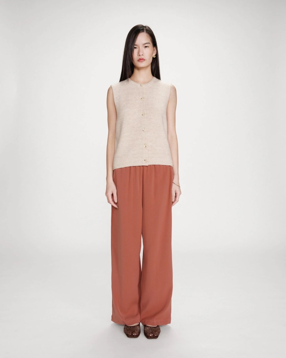 Terracotta TU Broeken - Noblesse Pantalon van Grace and Mila