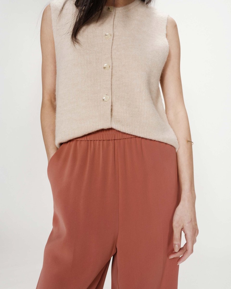 Terracotta TU Broeken - Noblesse Pantalon van Grace and Mila