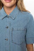 Medium Blue Denim Shirts - Nuerina Shirt van Numph