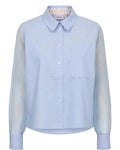 Shirts - Nulenora Organza Shirt van Numph