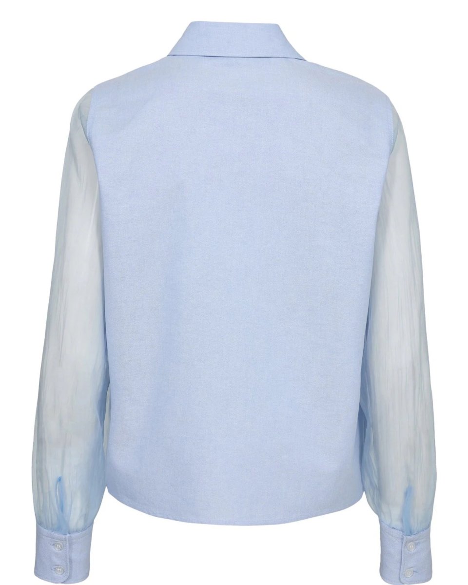 Shirts - Nulenora Organza Shirt van Numph