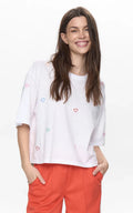 Nulovine Boxy T-Shirt - Gots van Numph – T-shirts voor dames | Meisjes Brugge