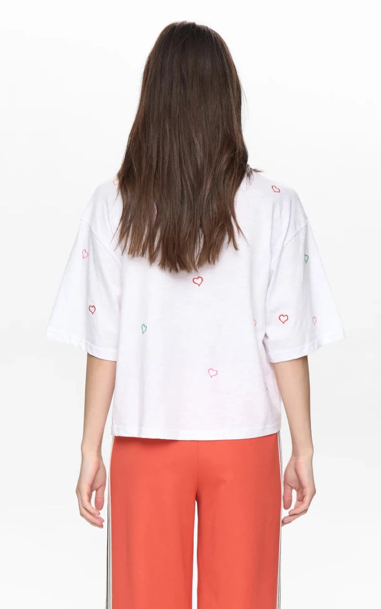 Bright White T-shirts - Nulovine Boxy T-Shirt - Gots van Numph