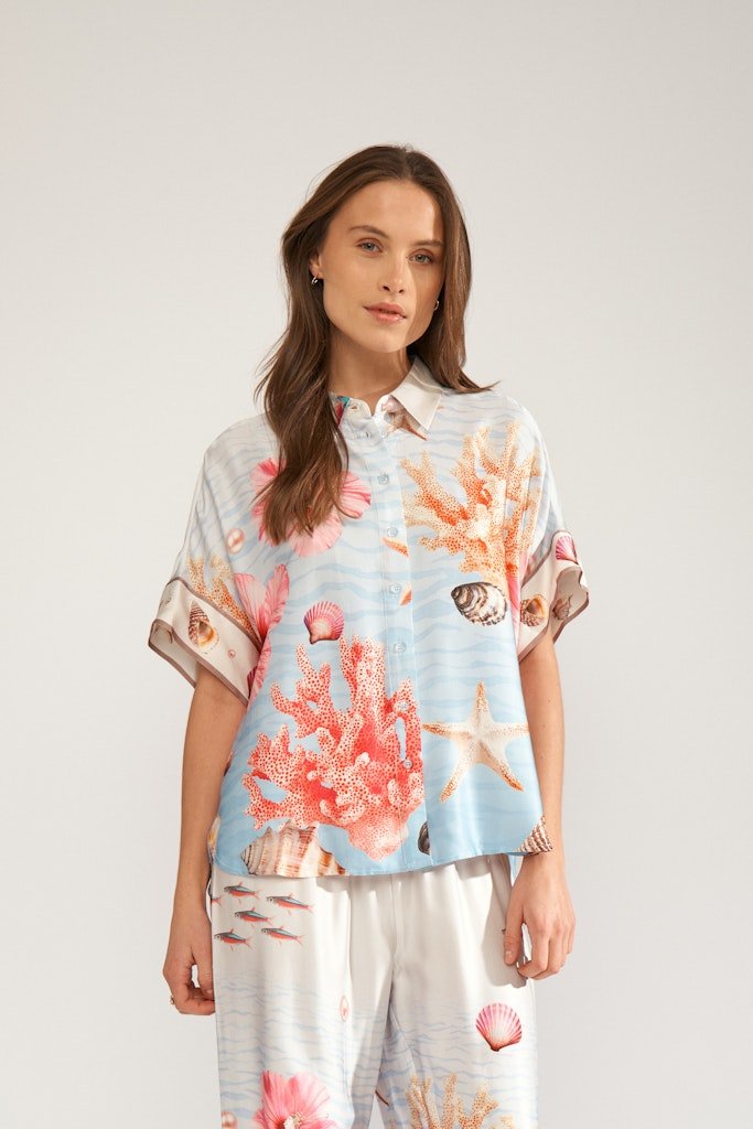 Nuoceana Sleeveless Shirt – Shirts voor dames in kleur | Meisjes