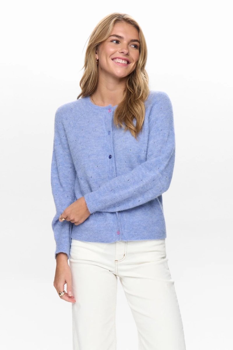 Nurietto Pointelle Cardigan van Numph – Cardigans voor dames | Meisjes Brugge