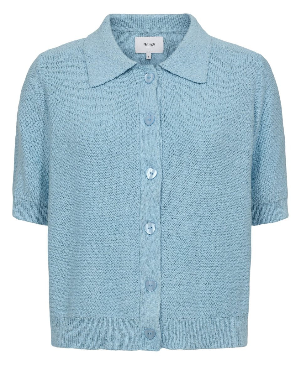 Airy Blue Cardigans - Nuzola Cardigan van Numph