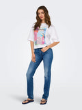T-shirts - Onlvega Life S/S Vibe Top van Only