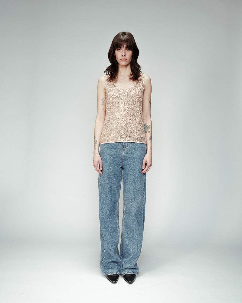 Ode Woven Top van Grace and Mila – Tops voor dames | Meisjes Brugge