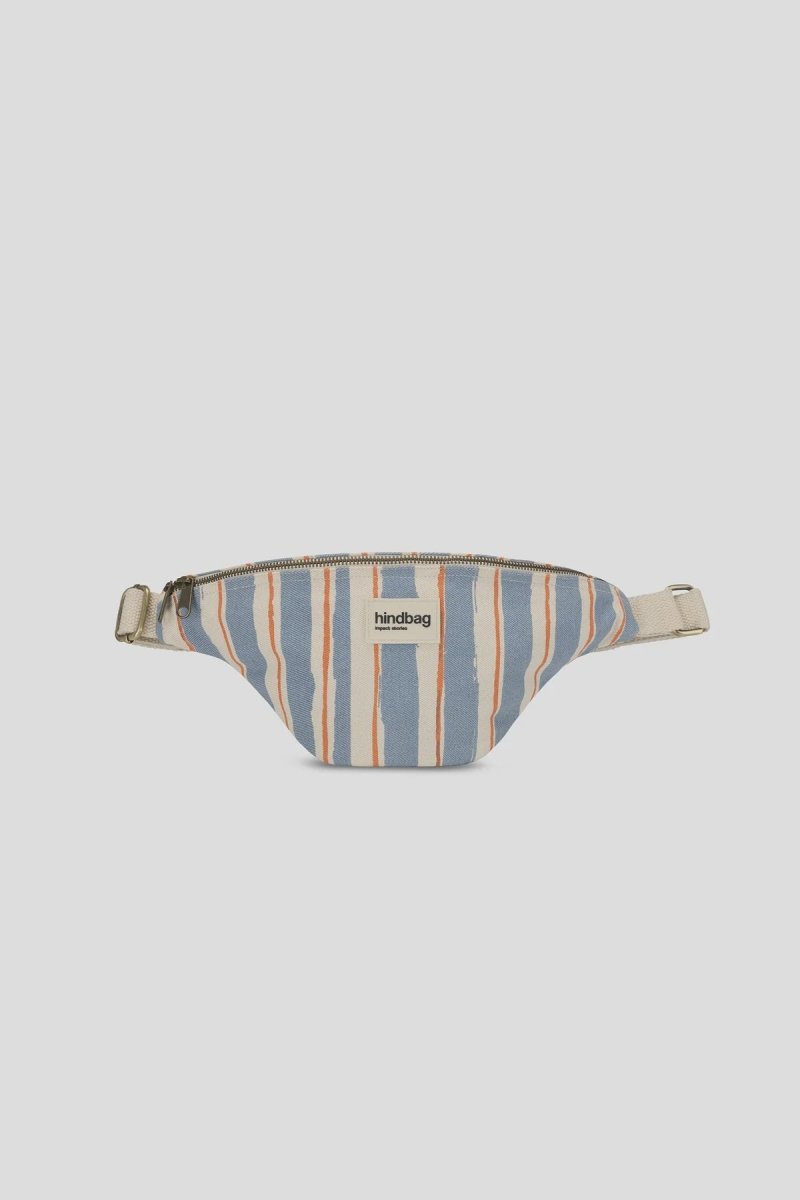 Olivia Bumbag large blue stripes van Hindbag – Handtassen voor dames | Meisjes Brugge