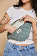 Olivia Bumbag quilted sage – Handtassen voor dames in kleur | Meisjes