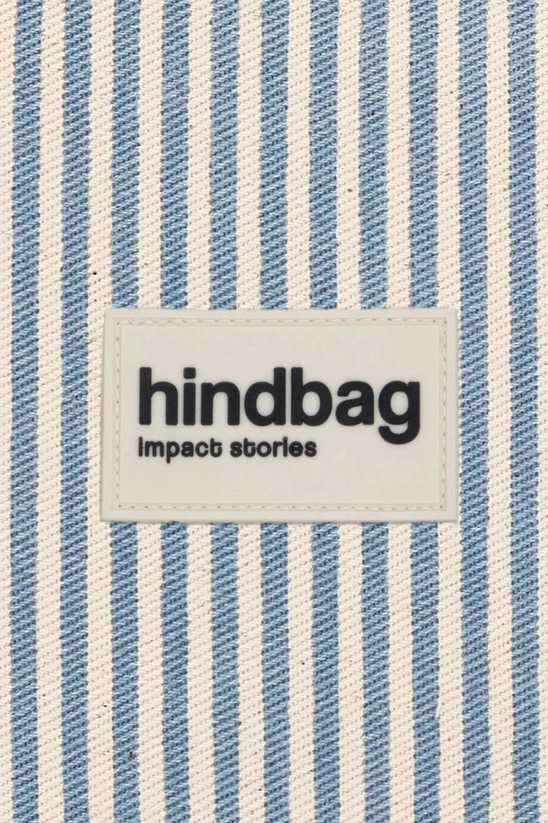 Olivia Bumbag Thin Blue stripes van Hindbag – Handtassen voor dames | Meisjes Brugge