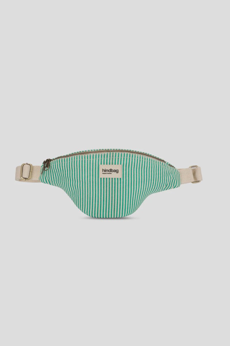 Olivia Bumbag Thing green stripes van Hindbag – Handtassen voor dames | Meisjes Brugge
