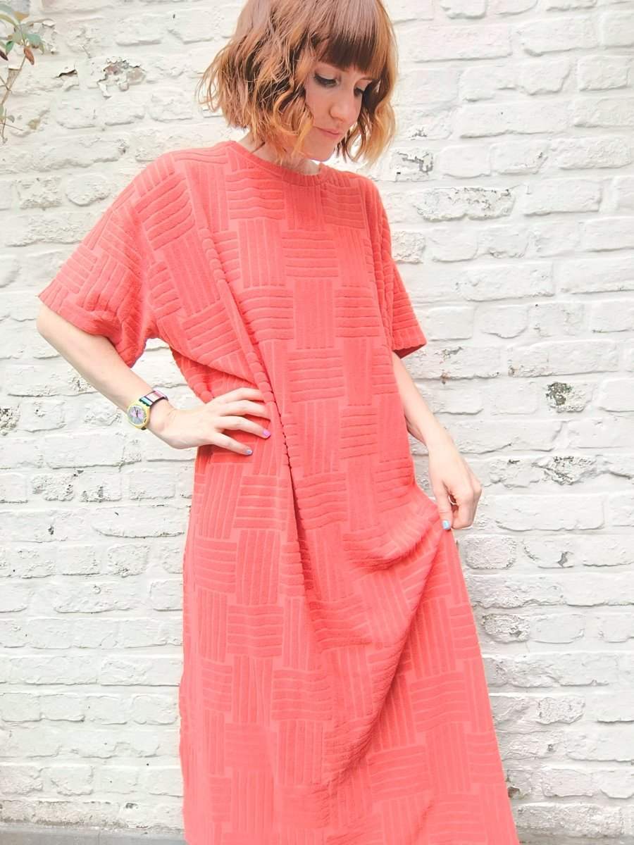 Olivia Midi Terry Dress - koop Jurken van Meisjes Brugge bij Meisjes Brugge