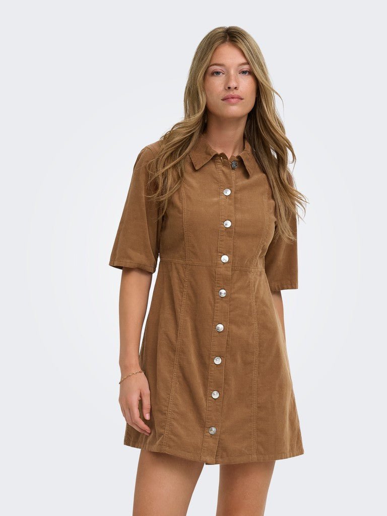 Onlaime 2/4 Short Cord Bt Dress Noos van Only – Jurken voor dames | Meisjes Brugge