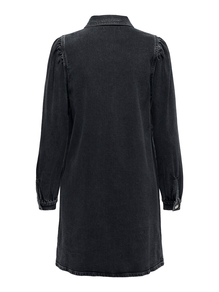 Washed Black Jurken - Onlalma L/S Dress Denim van Only