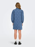 Jurken - Onlalma L/S Heart Dress Denim van Only