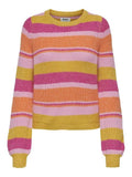 Pulls Onlalmi Ls Stripe O-Neck Knit van Only