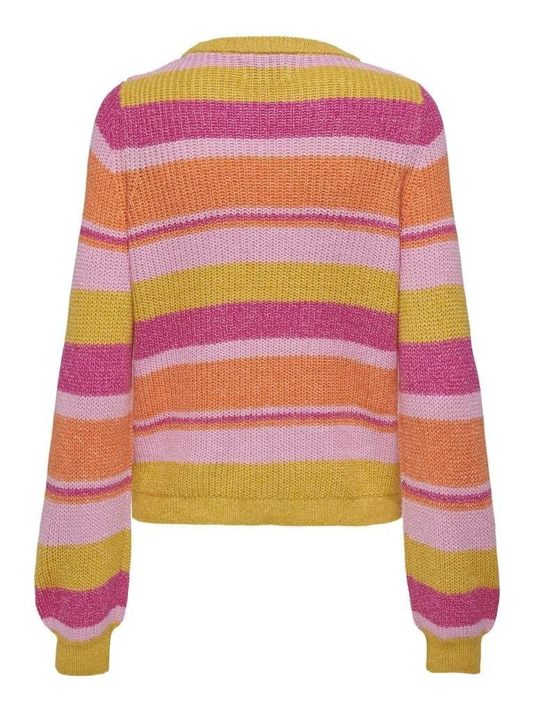 Pulls Onlalmi Ls Stripe O-Neck Knit van Only