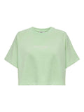 Patina Green London Sweaters - Onlarea S/S O-Neck Print Top van Only