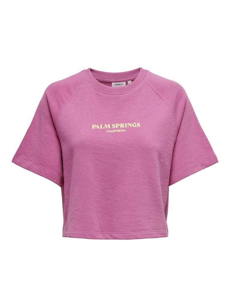Onlarea S/S O - Neck Print Top – Sweaters voor dames in kleur | Meisjes