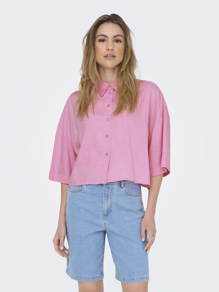 Onlastrid Life 2/4 Crop Shirt Noos - SS26 van Only – Shirts voor dames | Meisjes Brugge