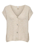 Cardigans - Onlazu Sl Button V-Neck Waistcoat Knit van Only