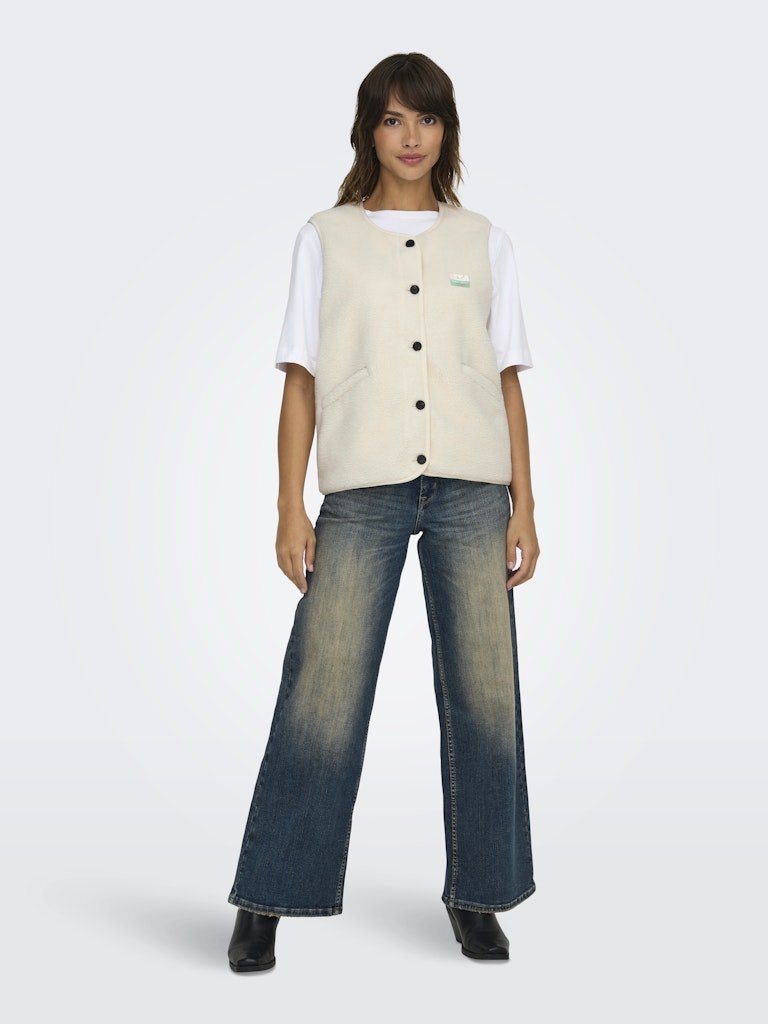 Jassen - Onlbaby Teddy Vest van Only