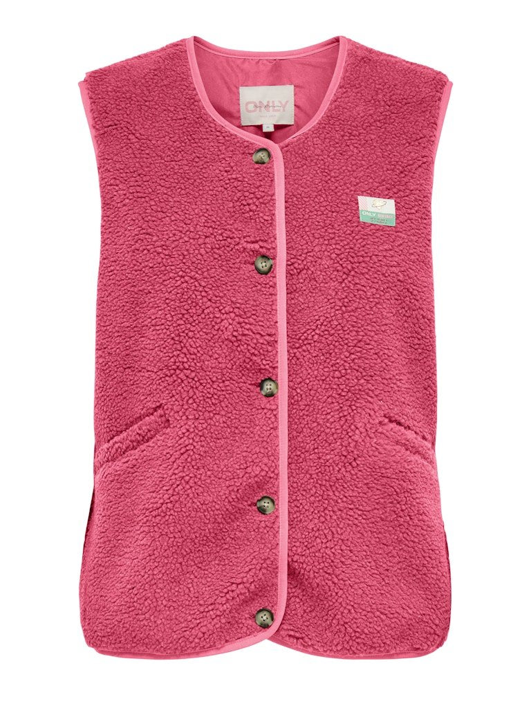 Onlbaby Teddy Vest van Only – Jassen voor dames | Meisjes Brugge