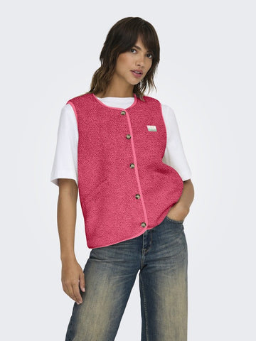Onlbaby Teddy Vest van Only – Jassen voor dames | Meisjes Brugge