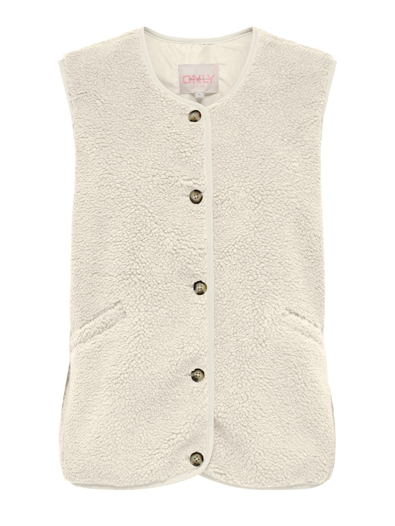 Onlbaby Teddy Vest van Only – Jassen voor dames | Meisjes Brugge