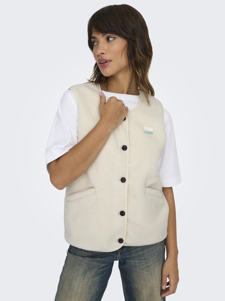 Jassen - Onlbaby Teddy Vest van Only